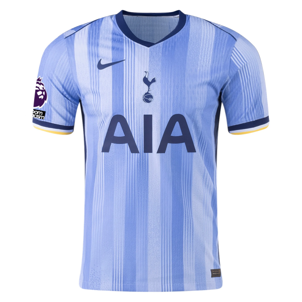 Nike Tottenham Dejan Kulusevski Away Jersey w/ EPL + No Room For Racism Patches 24/25 (Cobalt Bliss/Binary Blue)