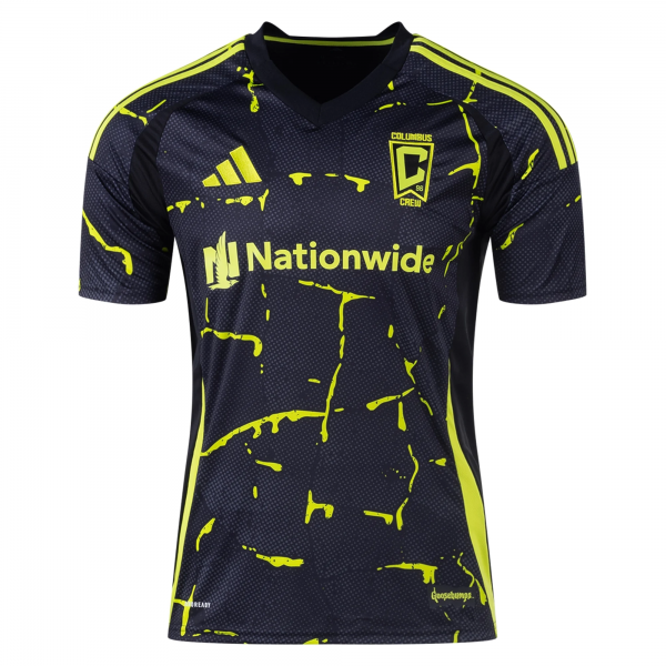 adidas Columbus Crew Taha Habroune Away Jersey 25/26 (Black/Yellow)